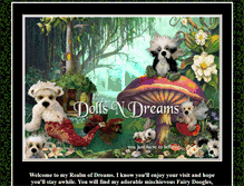 Tablet Screenshot of dollsndreams.com